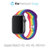 Σιλικόνης Λουράκι για Apple Watch | 42mm | 44mm | 45mm | 49mm | Pride | FixPremium