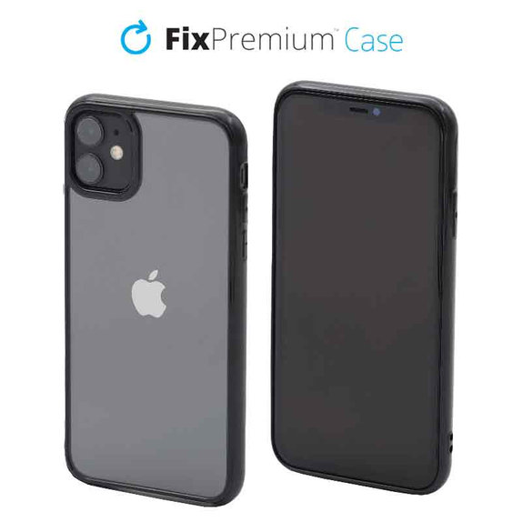 Θήκη Invisible για iPhone 11, Μαύρο, Black, FixPremium