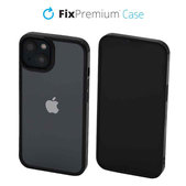 Θήκη Invisible για iPhone 13 & 14, Μαύρο, Black, FixPremium