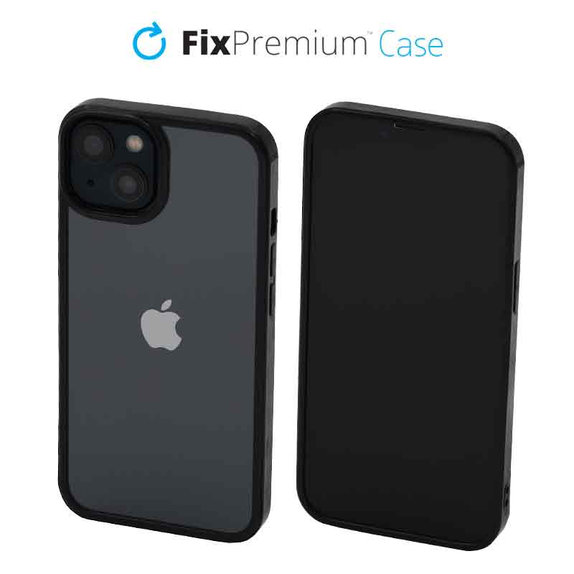 Θήκη Invisible για iPhone 13 & 14, Μαύρο, Black, FixPremium