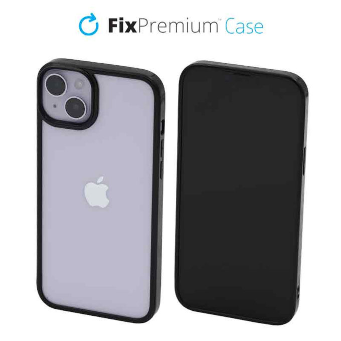 Θήκη Invisible για iPhone 14 Plus, Μαύρο, Black, FixPremium