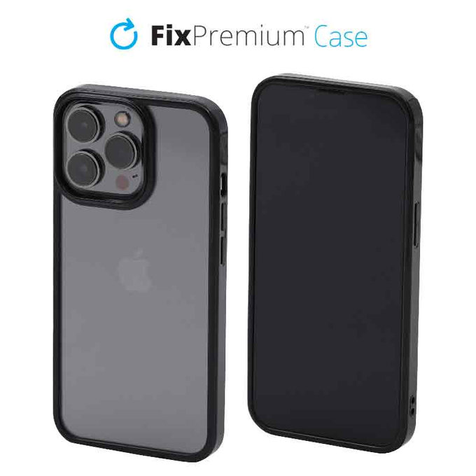 Θήκη Invisible για iPhone 14 Pro, Μαύρο, Black, FixPremium
