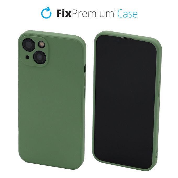 Θήκη Rubber για iPhone 13 & 14 | Πράσινο | Green | FixPremium