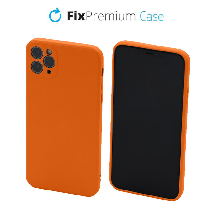Θήκη Rubber για iPhone 11 Pro Max | Πορτοκαλί | Orange | FixPremium