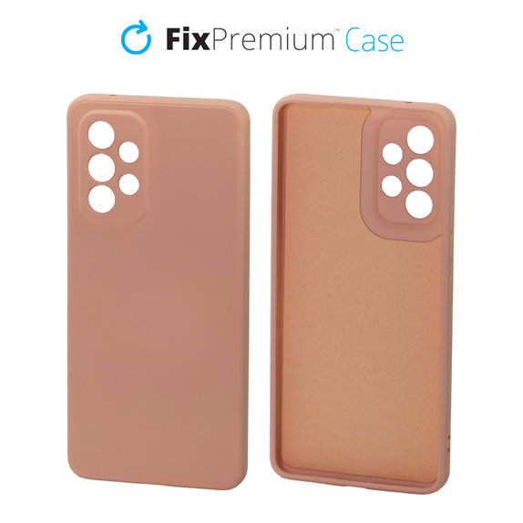 Λάστιχο θήκης για Samsung A53 5G, Πορτοκαλί, Orange, FixPremium