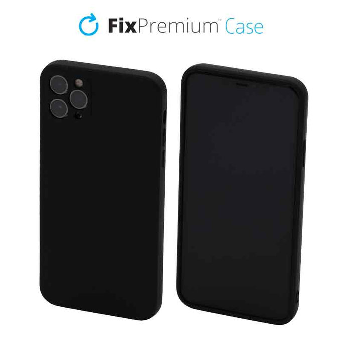 Θήκη Rubber για iPhone 11 Pro Max | Μαύρο | Black | FixPremium