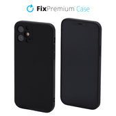 Λάστιχο θήκης για iPhone 12 mini, Μαύρο, Black, FixPremium