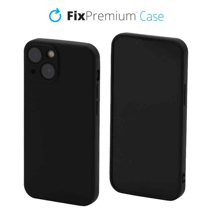 Θήκη Rubber για iPhone 13 mini | Μαύρο | Black | FixPremium
