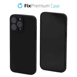 Θήκη Rubber για iPhone 13 Pro Max | Μαύρο | Black | FixPremium