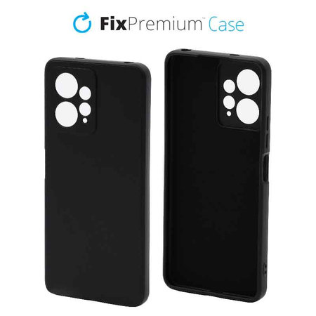 Θήκη Rubber για Xiaomi Redmi Note 12 | Μαύρο | Black | FixPremium