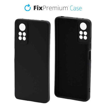 Θήκη Rubber για Xiaomi Redmi Note 12 Pro | Μαύρο | Black | FixPremium