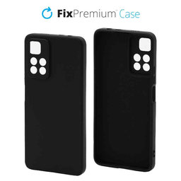 Θήκη Rubber για Xiaomi Redmi Note 11 Pro Plus | Μαύρο | Black | FixPremium