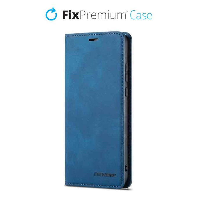 Θήκη Business Wallet για iPhone 13 Pro | Μπλε | Blue | FixPremium