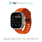 Σιλικόνης Αθλητικό Λουράκι για Apple Watch | 42mm | 44mm | 45mm | 49mm | Πορτοκάλι | Orange | FixPremium