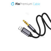 Καλώδιο Lightning / Jack 3.5mm (1m) | Μαύρο | Black | FixPremium