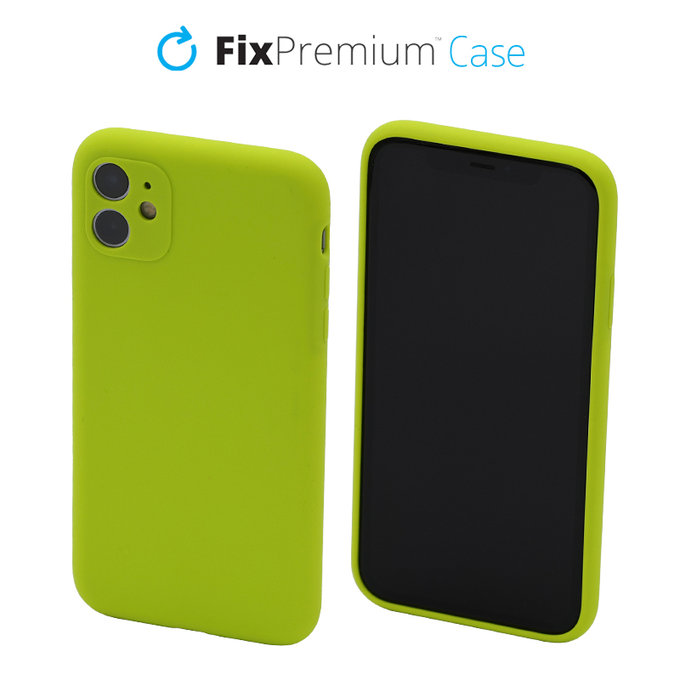 Θήκη Silicone για iPhone 11 | Νεον Πράσινο | Neon Green | FixPremium