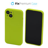 Θήκη σιλικόνης για iPhone 13, Νεον Πράσινο, Neon Green, FixPremium