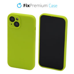 Θήκη Silicone για iPhone 13 | Νεον Πράσινο | Neon Green | FixPremium