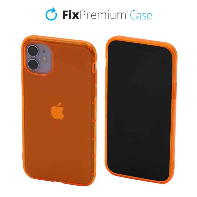 Διαγραφή θήκης για iPhone 11, Πορτοκαλί, Orange, FixPremium