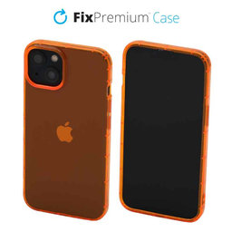 Θήκη Clear για iPhone 14 | Πορτοκαλί | Orange | FixPremium