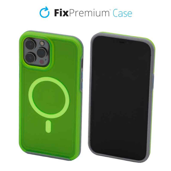 Διαγραφή θήκης με MagSafe για iPhone 13 Pro Max, Νεον Πράσινο, Neon Green, FixPremium