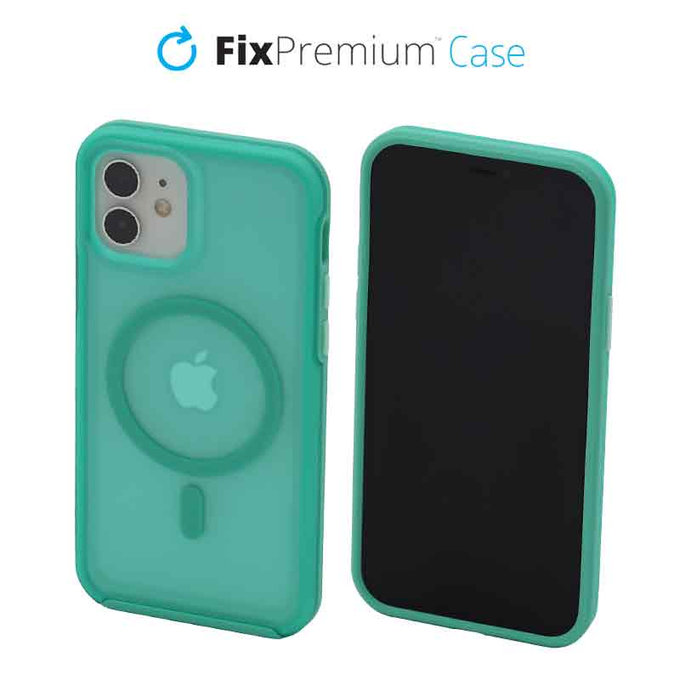 Θήκη Clear με MagSafe για iPhone 12 & 12 Pro | Mint Blue | FixPremium