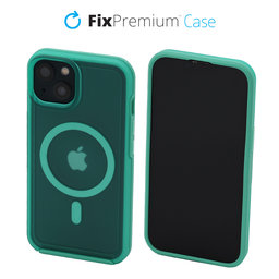 Θήκη Clear με MagSafe για iPhone 13 | Mint Blue | FixPremium