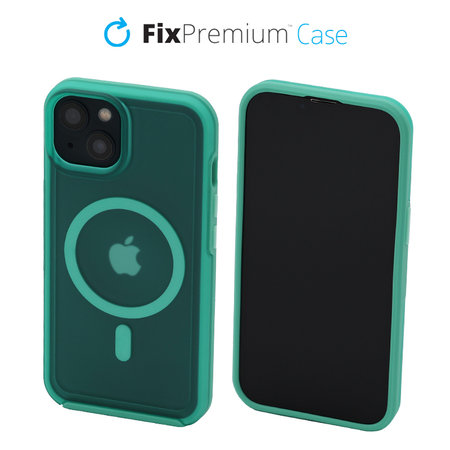 Θήκη Clear με MagSafe για iPhone 13 | Mint Blue | FixPremium
