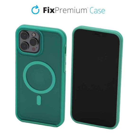 Διαγραφή θήκης με MagSafe για iPhone 13 Pro Max, Mint Blue, FixPremium