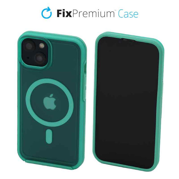 Διαγραφή θήκης με MagSafe για iPhone 14, Mint Blue, FixPremium
