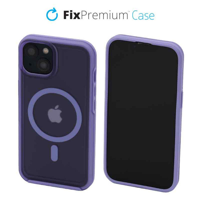 Θήκη Clear με MagSafe για iPhone 14 | Violet | FixPremium