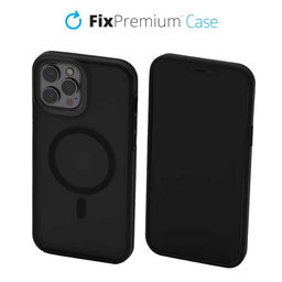 Θήκη Clear με MagSafe για iPhone 13 Pro Max | Frost Black | FixPremium