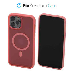 Θήκη Clear με MagSafe για iPhone 12 Pro Max | Peach Pink | FixPremium