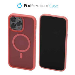 Θήκη Clear με MagSafe για iPhone 14 Pro Max | Peach Pink | FixPremium