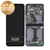 Συγκρότημα οθόνης για Samsung Z Flip 5, F731B, Graphite, Service Pack