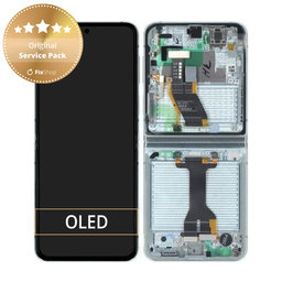 OLED/LCD Display Assembly για Samsung Galaxy Z Flip 5 | F731B | Mint | Service Pack