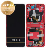 Συγκρότημα οθόνης για Motorola Razr 40 Ultra, Viva Magenta, Service Pack