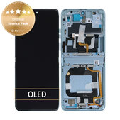 Συγκρότημα οθόνης για Motorola Razr 40 Ultra, Glacier Blue, Service Pack