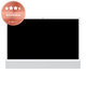 Οθόνη για iMac 24" M1, 2021, A2438, A2439, Ασημί, Retina 5K, Refurbished