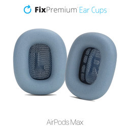 Ανταλλακτικά Μαξιλαράκια Υφασμάτινα για Apple AirPods Max | Μπλε | Blue | FixPremium