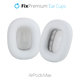 Ανταλλακτικά Μαξιλαράκια Υφασμάτινα για Apple AirPods Max, Λευκό, White, FixPremium