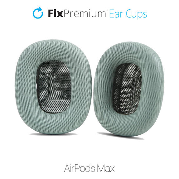Ανταλλακτικά Μαξιλαράκια Υφασμάτινα για Apple AirPods Max, Πράσινο, Green, FixPremium