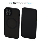 Θήκη Matte με MagSafe για iPhone 12 Pro, Μαύρο, Black, FixPremium