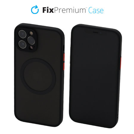 Θήκη Matte με MagSafe για iPhone 12 Pro | Μαύρο | Black | FixPremium