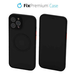 Θήκη Matte με MagSafe για iPhone 13 Pro | Μαύρο | Black | FixPremium