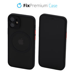 Θήκη Matte με MagSafe για iPhone 12 mini | Μαύρο | Black | FixPremium