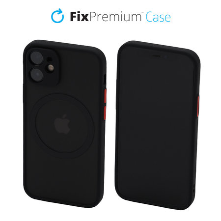 Θήκη Matte με MagSafe για iPhone 12 mini | Μαύρο | Black | FixPremium