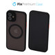 Θήκη Matte με MagSafe για iPhone 12, Μαύρο, Black, FixPremium
