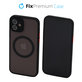Θήκη Matte με MagSafe για iPhone 12, Μαύρο, Black, FixPremium