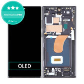 Συγκρότημα οθόνης για Samsung S23 Ultra, S918B, Phantom Black